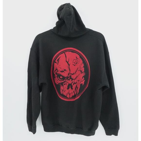 Tultex Other - Mayhem Band Hoodie Mens XL Black Metal Rock Music Red Skull Graphic